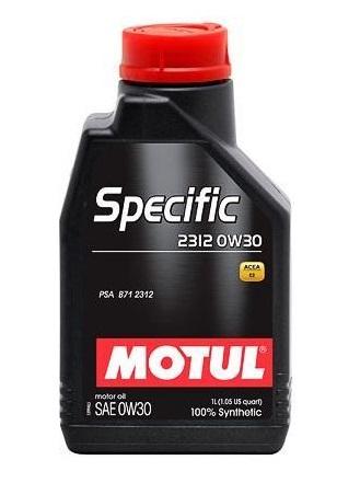 Ulei de motor sintetic MOTUL SPECIFIC 2312 0W30 - 1 litru